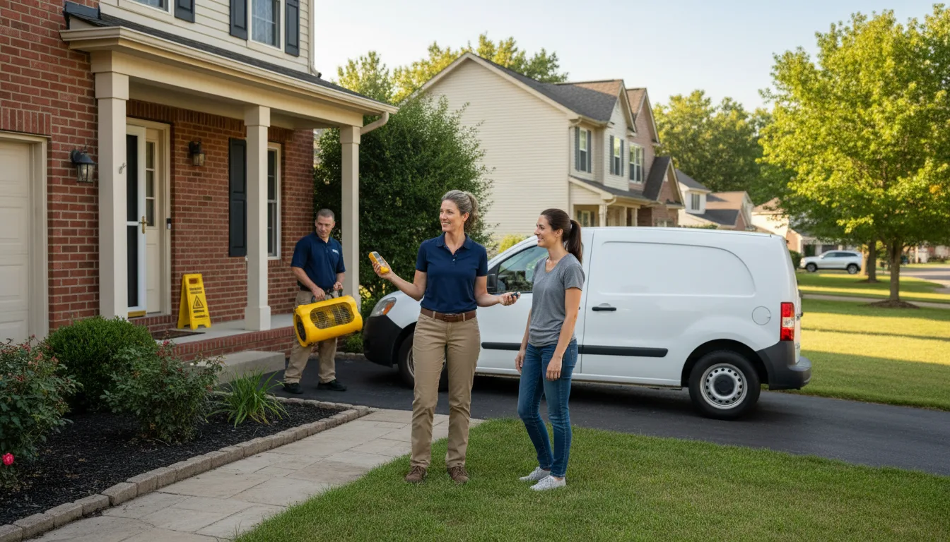 Residential water damage restoration in Buffalo Grove, IL